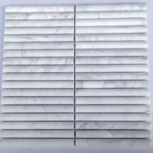 Kit Kat Kreta Bull Nose Bianco Carrara Mozaïek 151x30x15mm