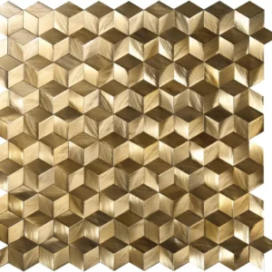 Aluminium 3D Bronze Gold